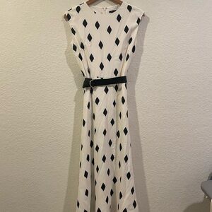 NWT Ann Taylor Black And White Dress
